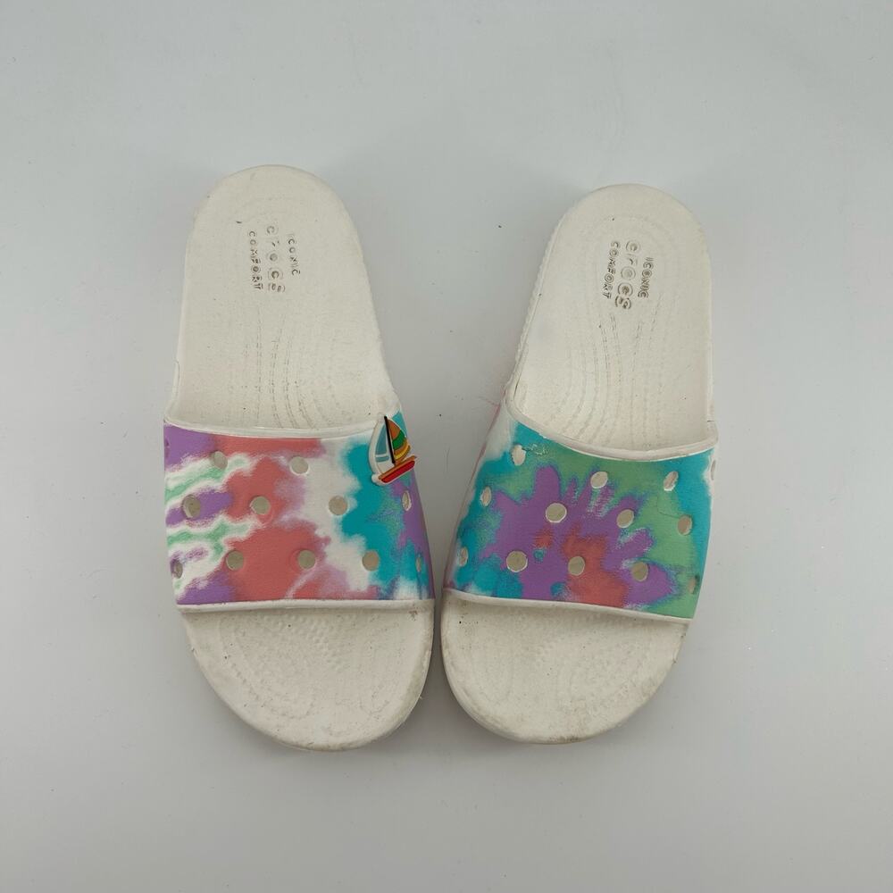 Crocs Tie-Dye Slides